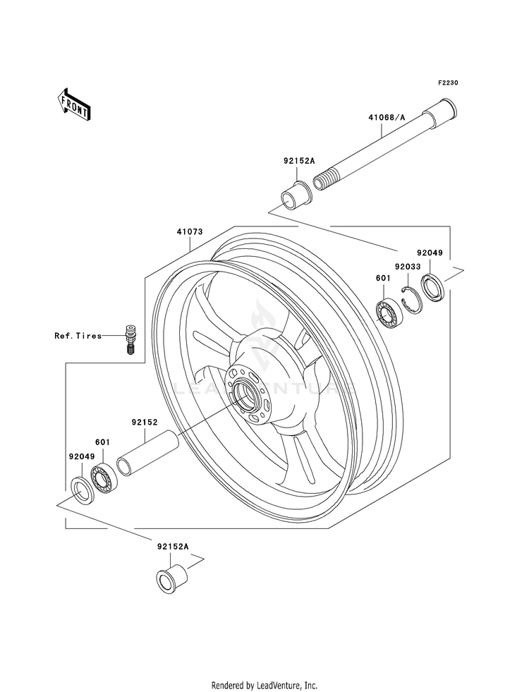 Front Wheel Schematic