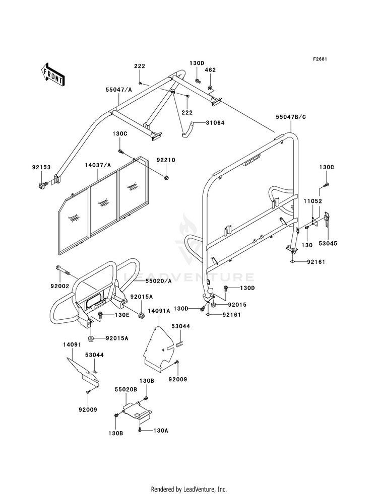 Guards/Cab Frame Schematic