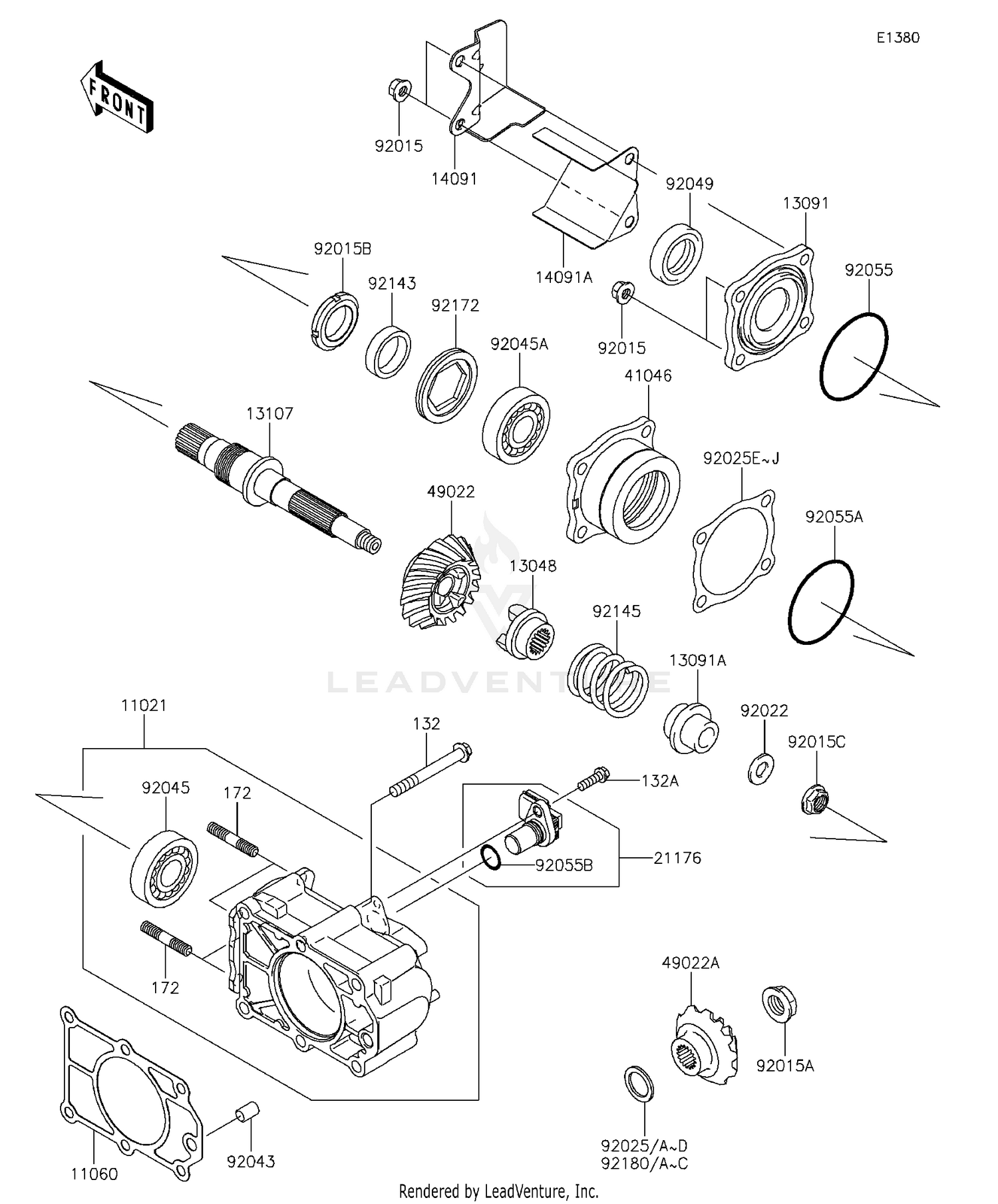 Bevel Gear Case