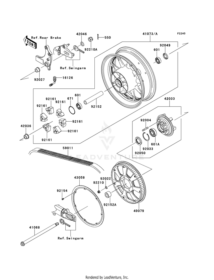 Rear Wheel/Chain Schematic