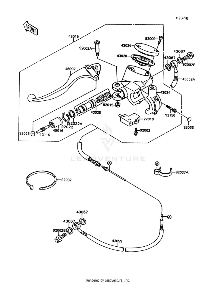Clutch Master Cylinder Schematic