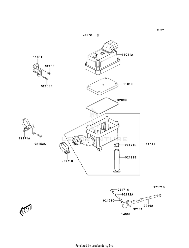 2009 Kawasaki KFX 90 OEM Parts