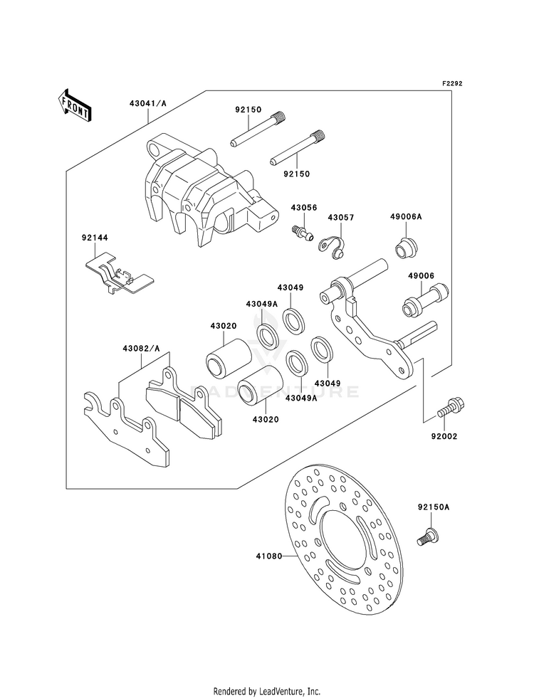 Front Brake Schematic