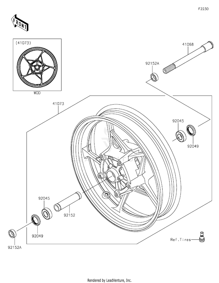 Front Wheel Schematic