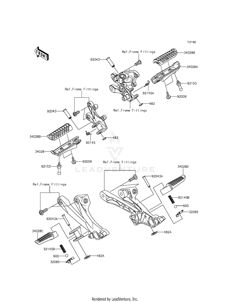 Footrests Schematic