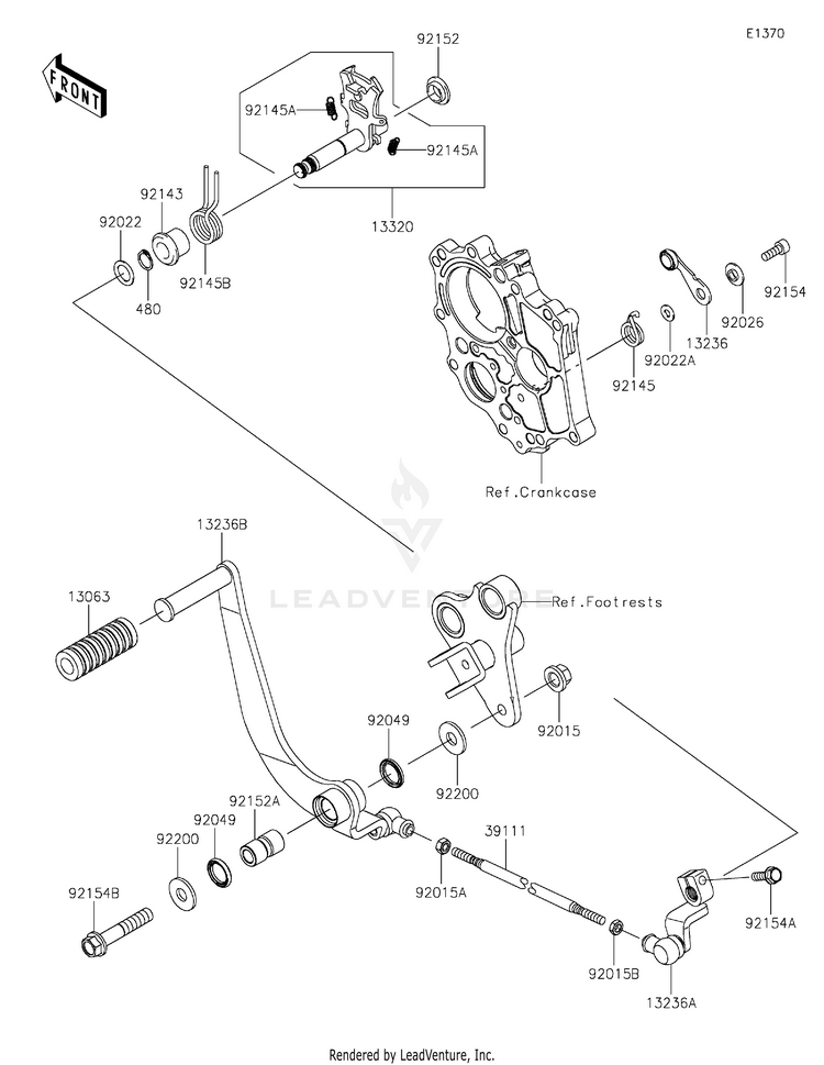 Gear Change Mechanism Schematic