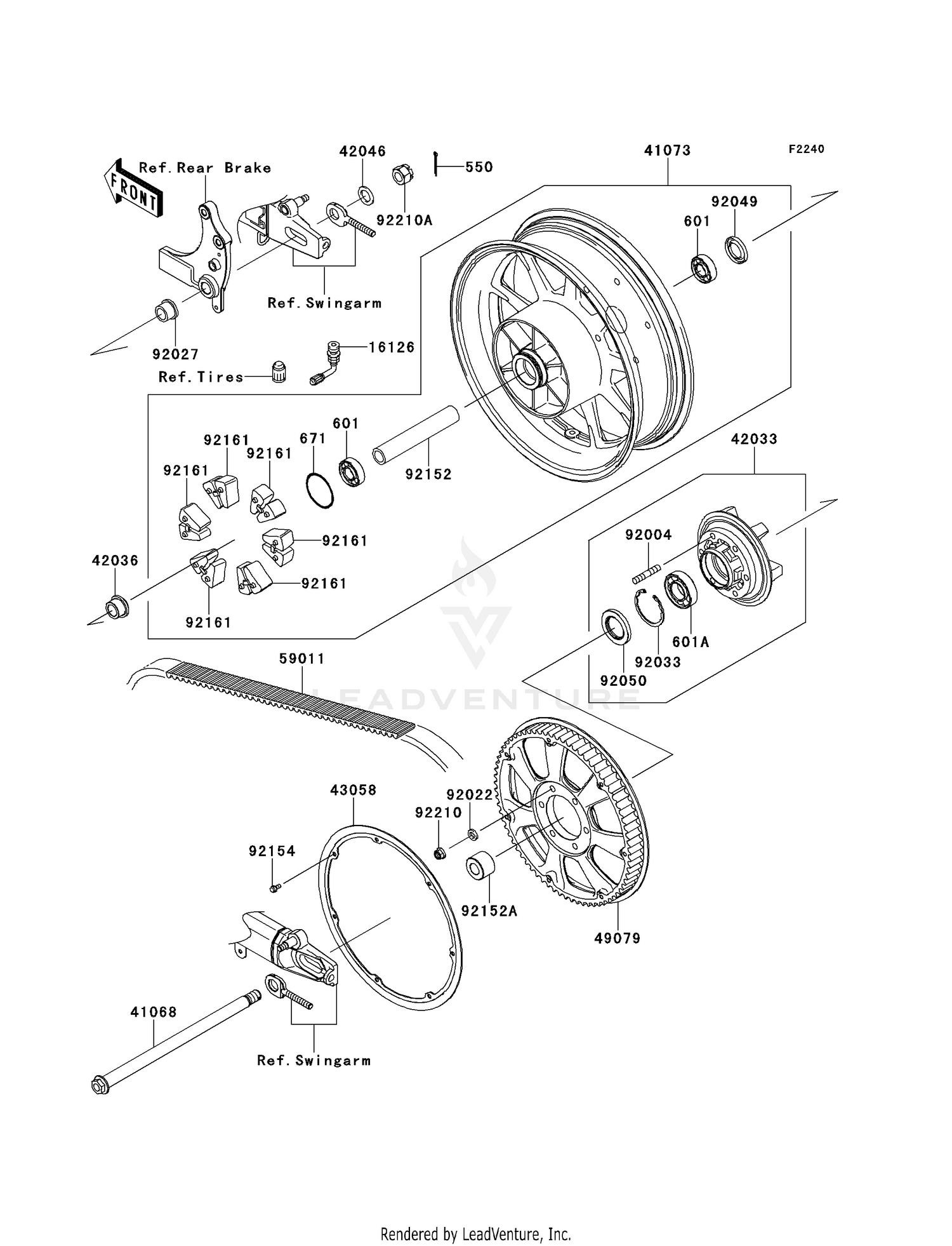 REAR WHEEL/CHAIN