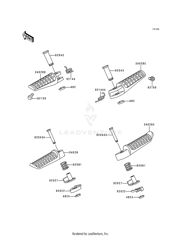 Footrests Schematic