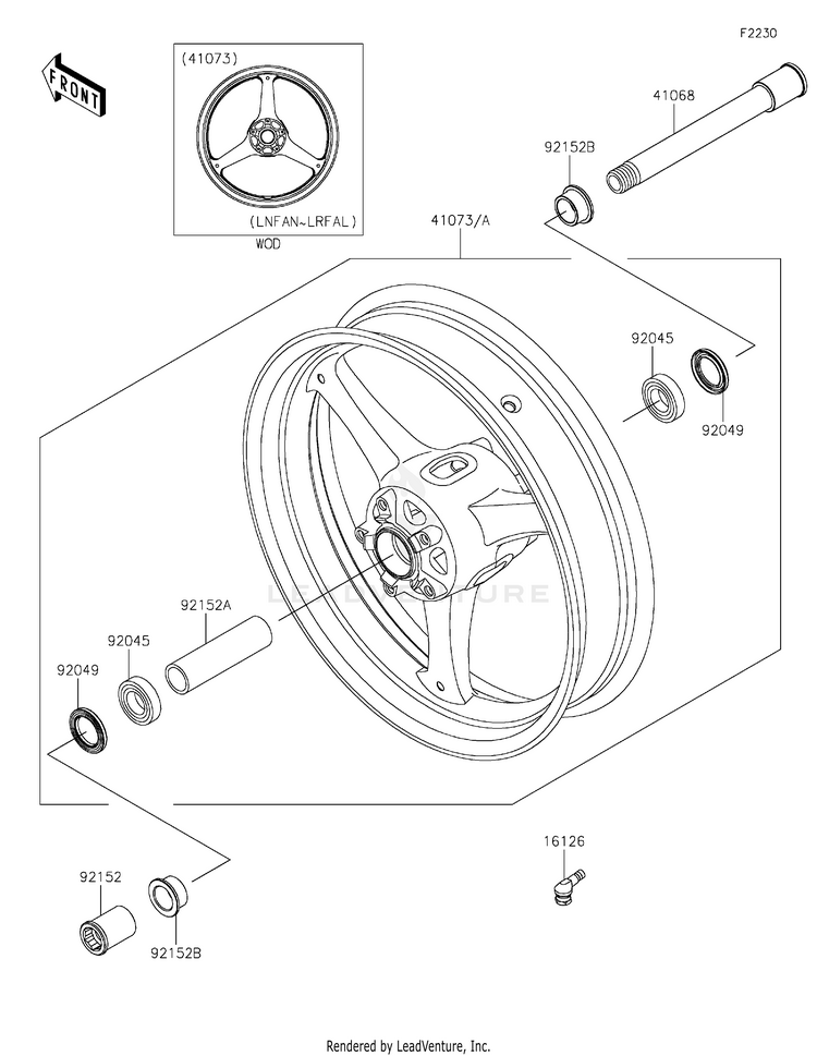 Front Wheel Schematic