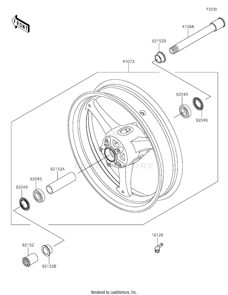Front Wheel Schematic