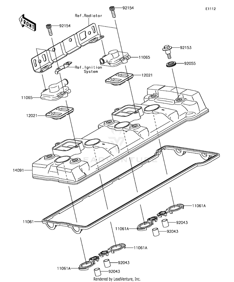 Cylinder Head Cover Schematic