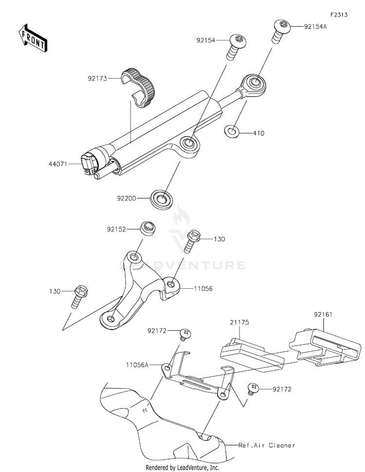 Steering Damper Schematic