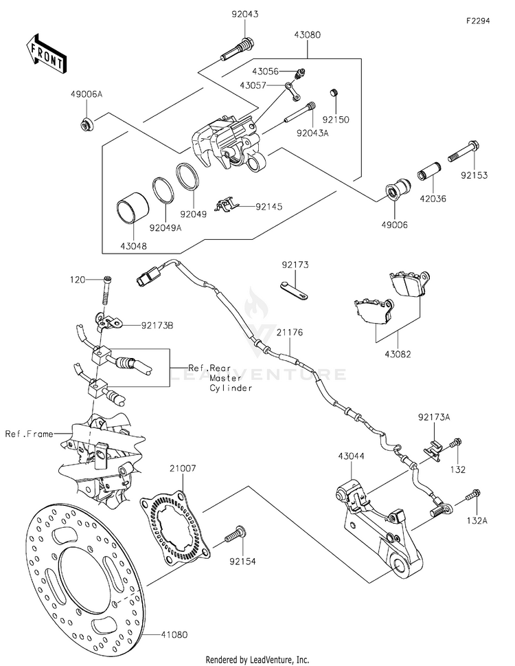 Rear Brake Schematic
