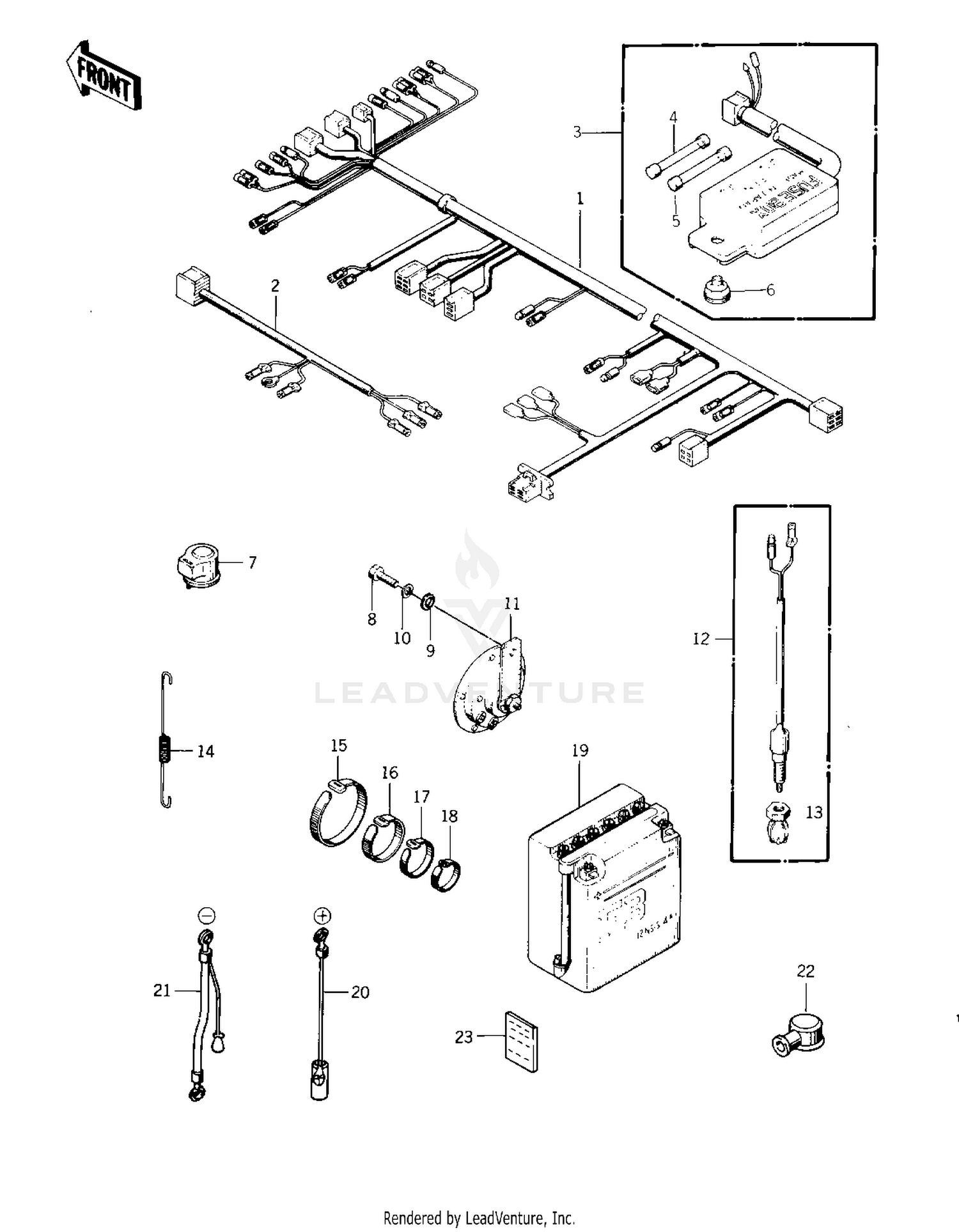 CHASSIS ELECTRICAL EQUIPMENT ('76-'77 S2