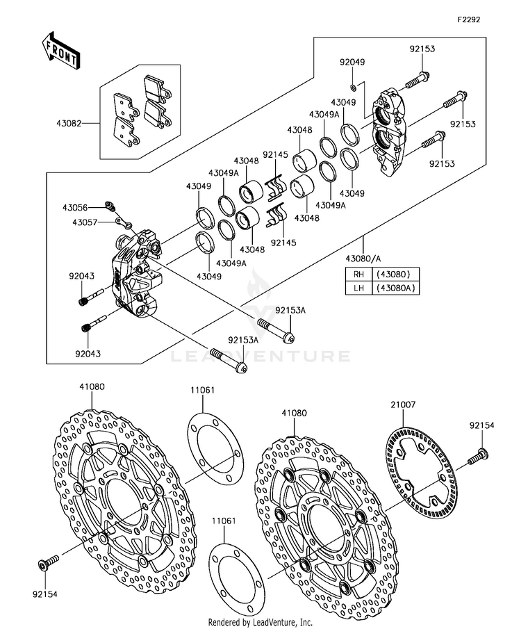 Front Brake Schematic