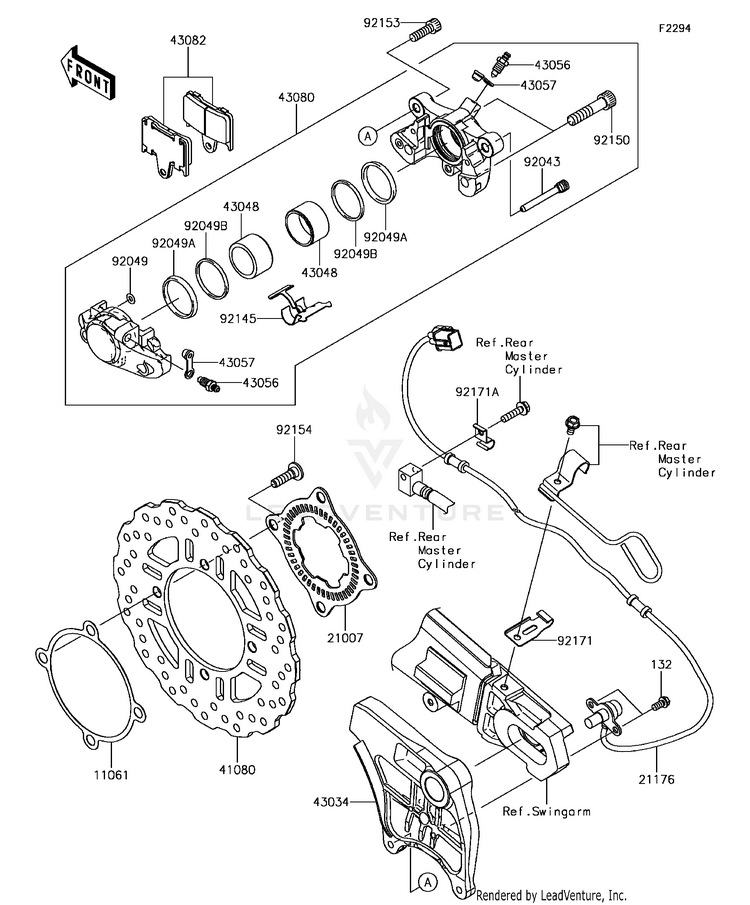 Rear Brake Schematic