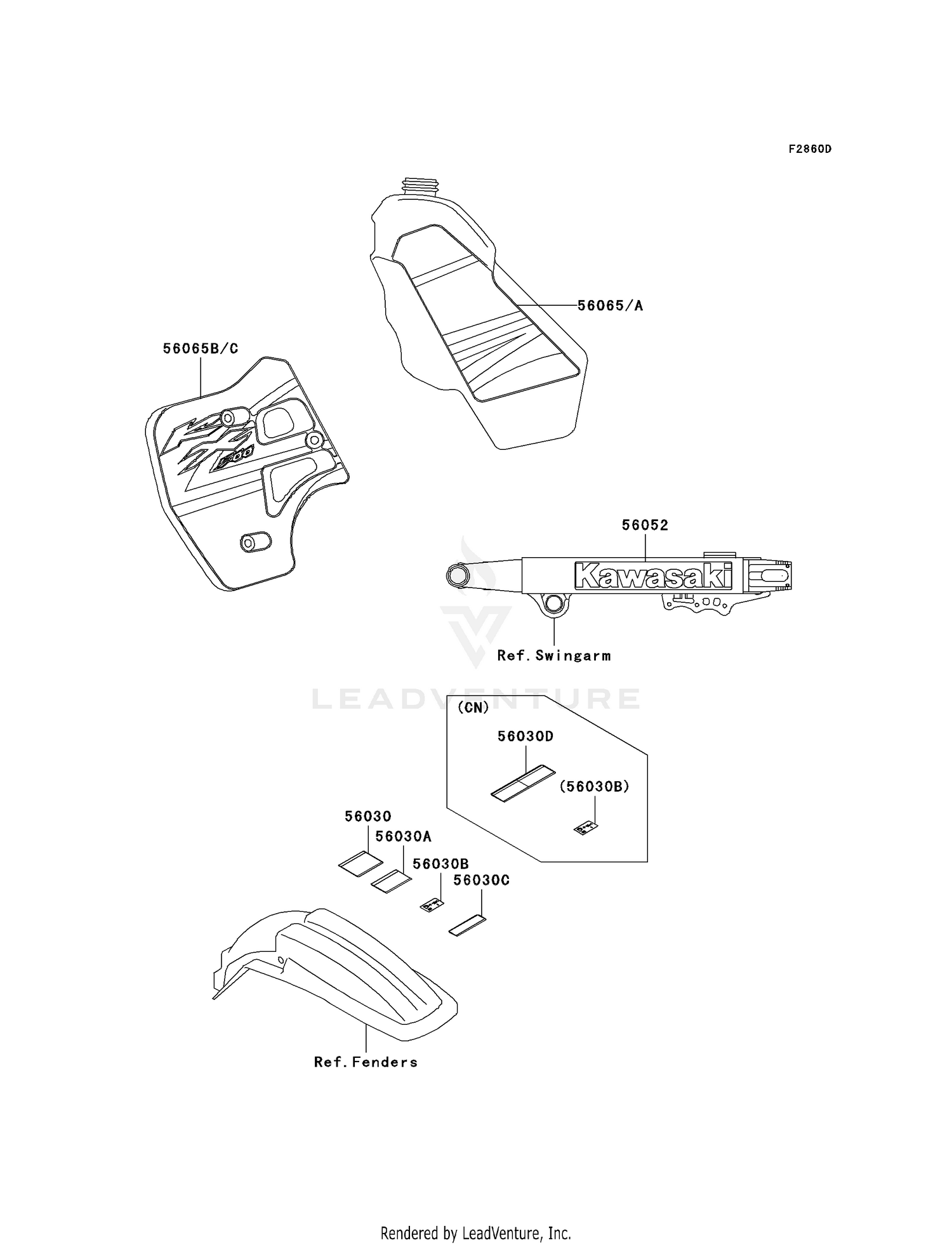 LABELS (KX500-E14)