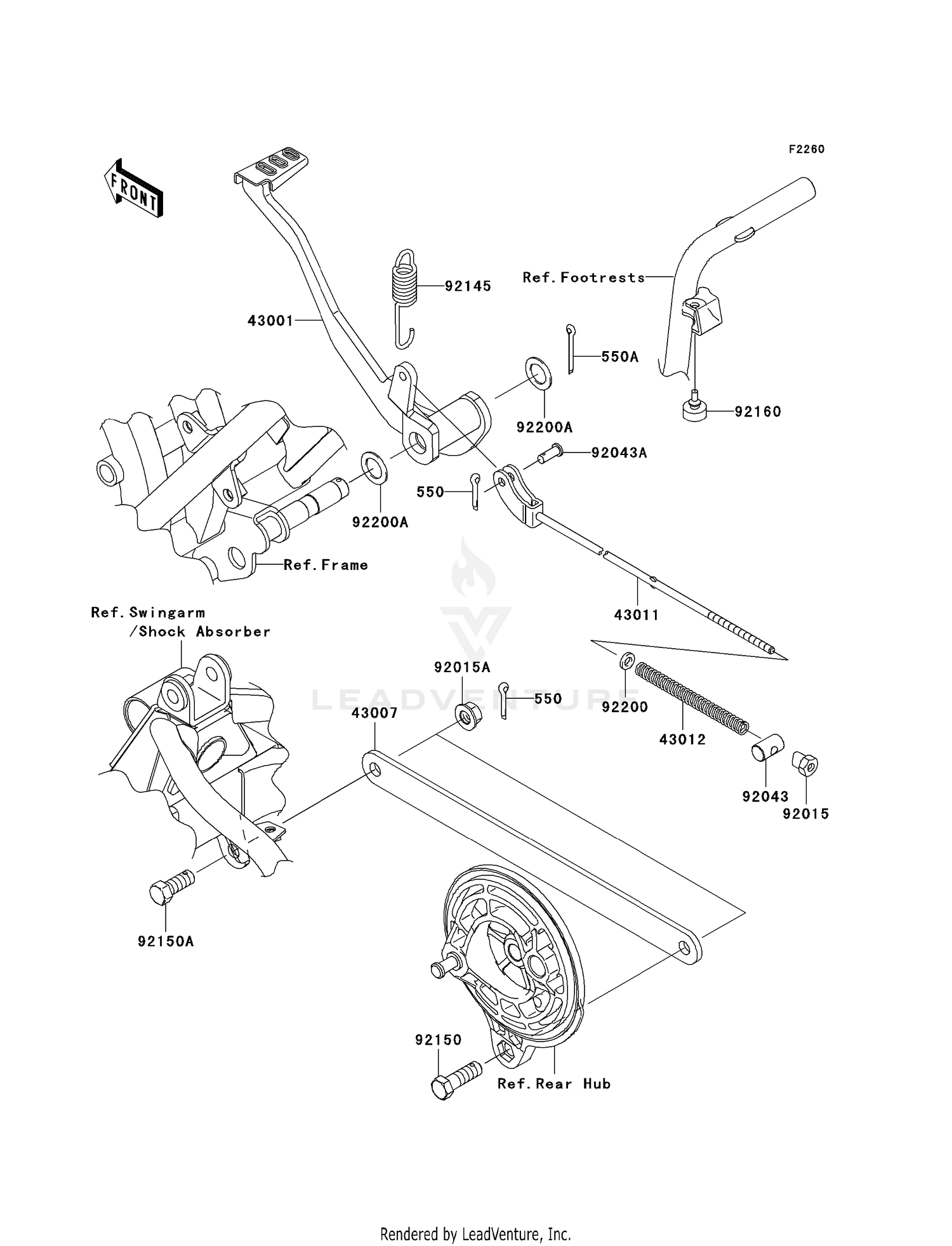 BRAKE PEDAL (AAF)