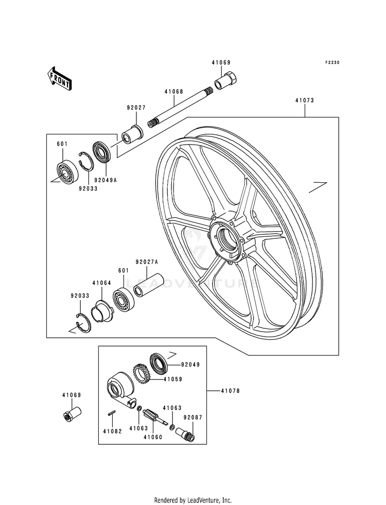 Front Wheel Schematic