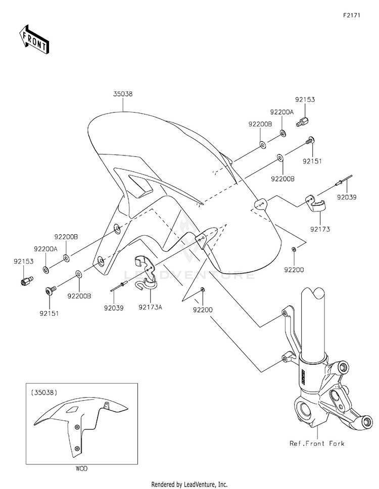 Front Fender(S) Schematic