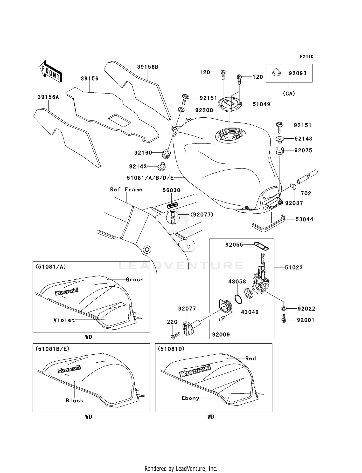 FUEL TANK (ZX900-E1)