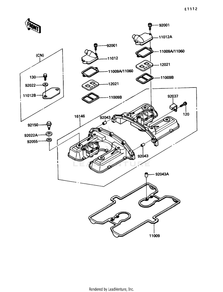 Cylinder Head Cover Schematic