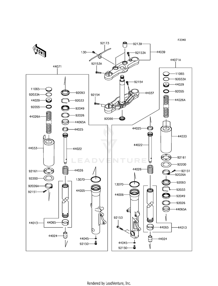 Front Fork Schematic