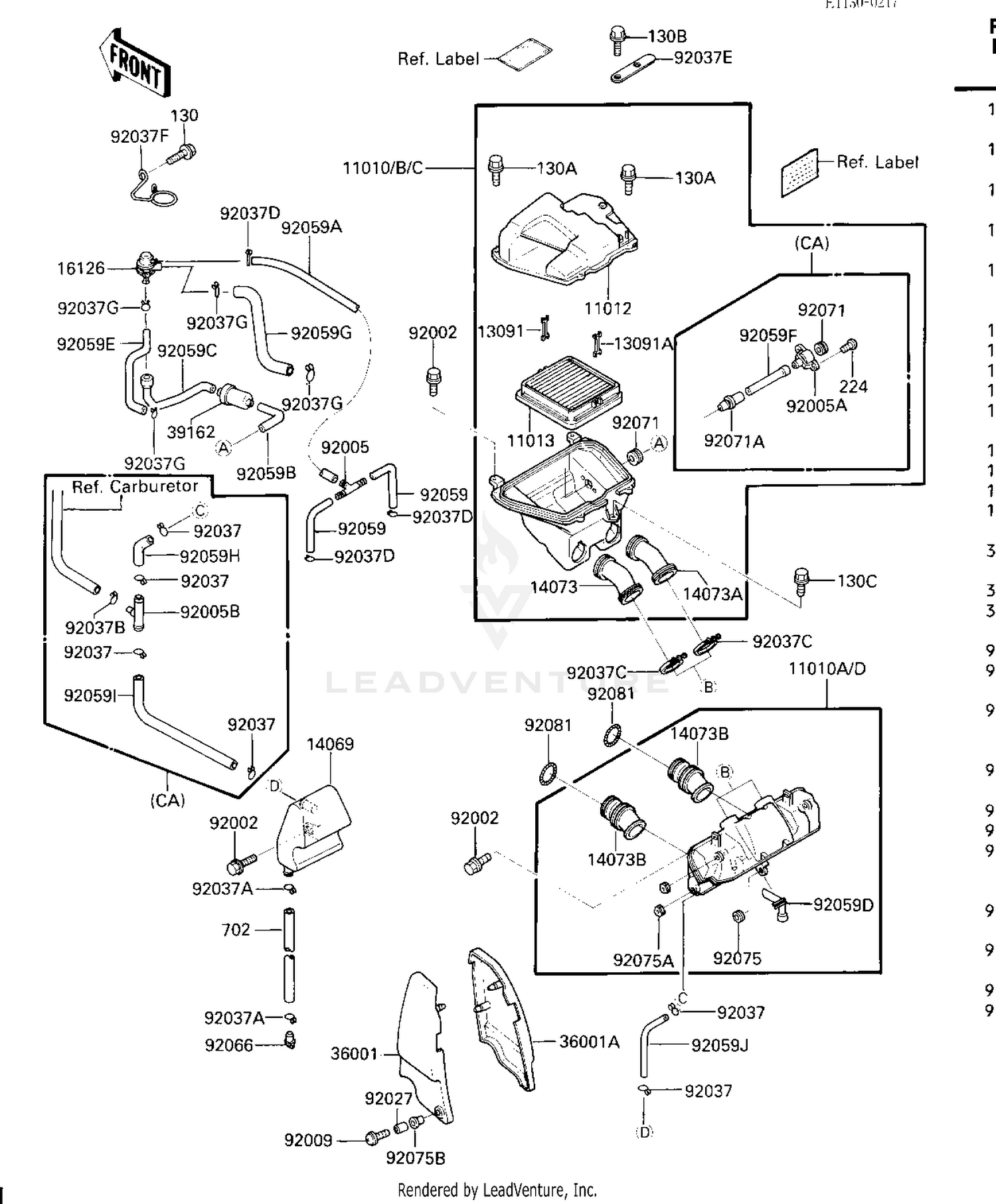 Assembly diagram