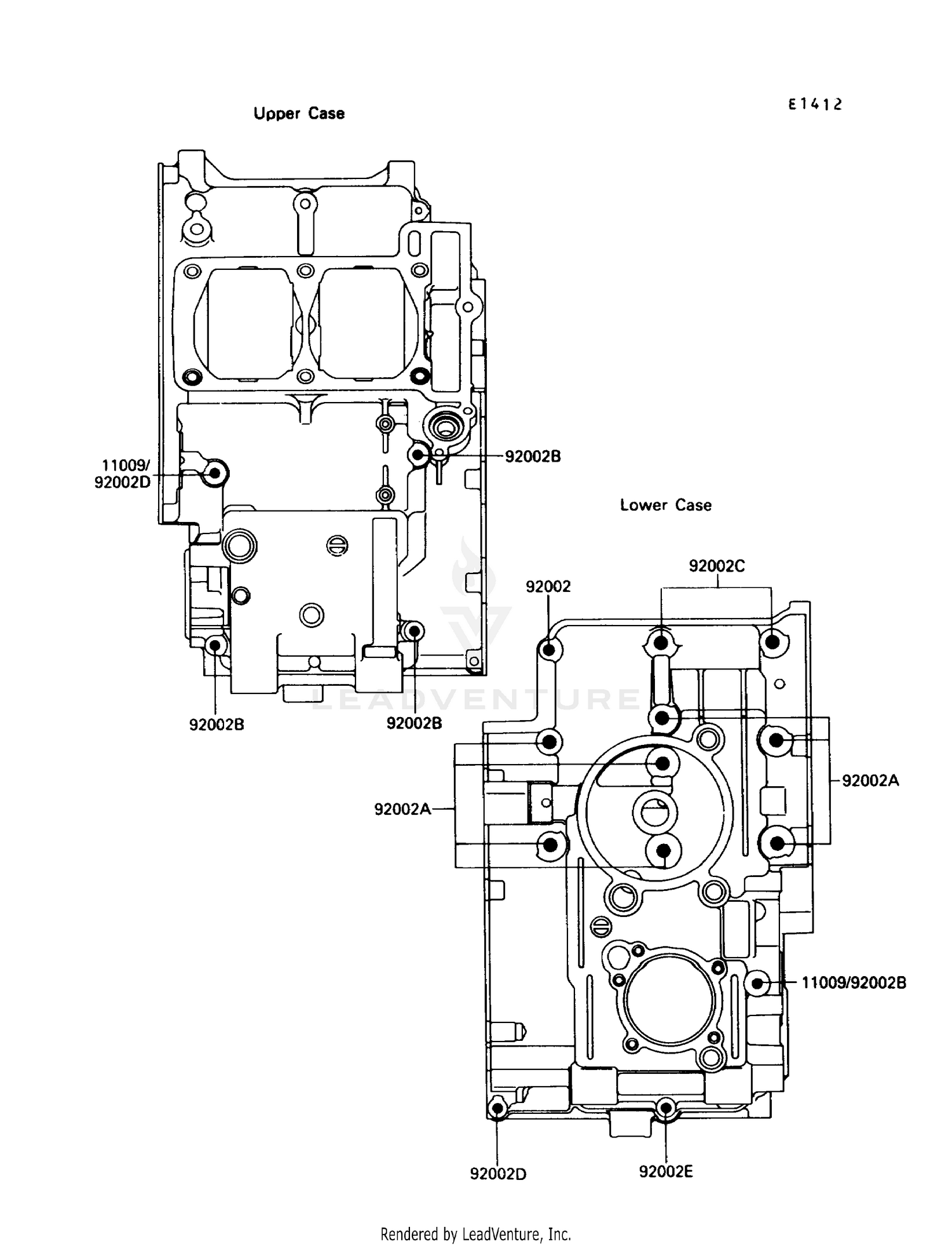 CRANKCASE BOLT PATTERN