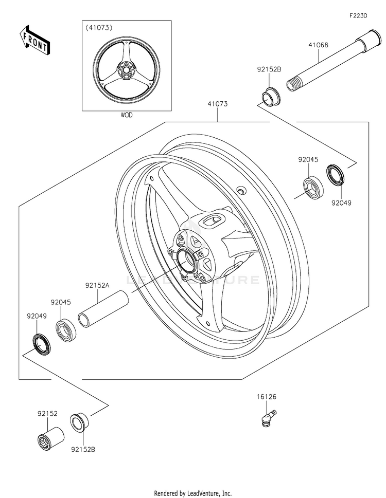 Front Wheel Schematic