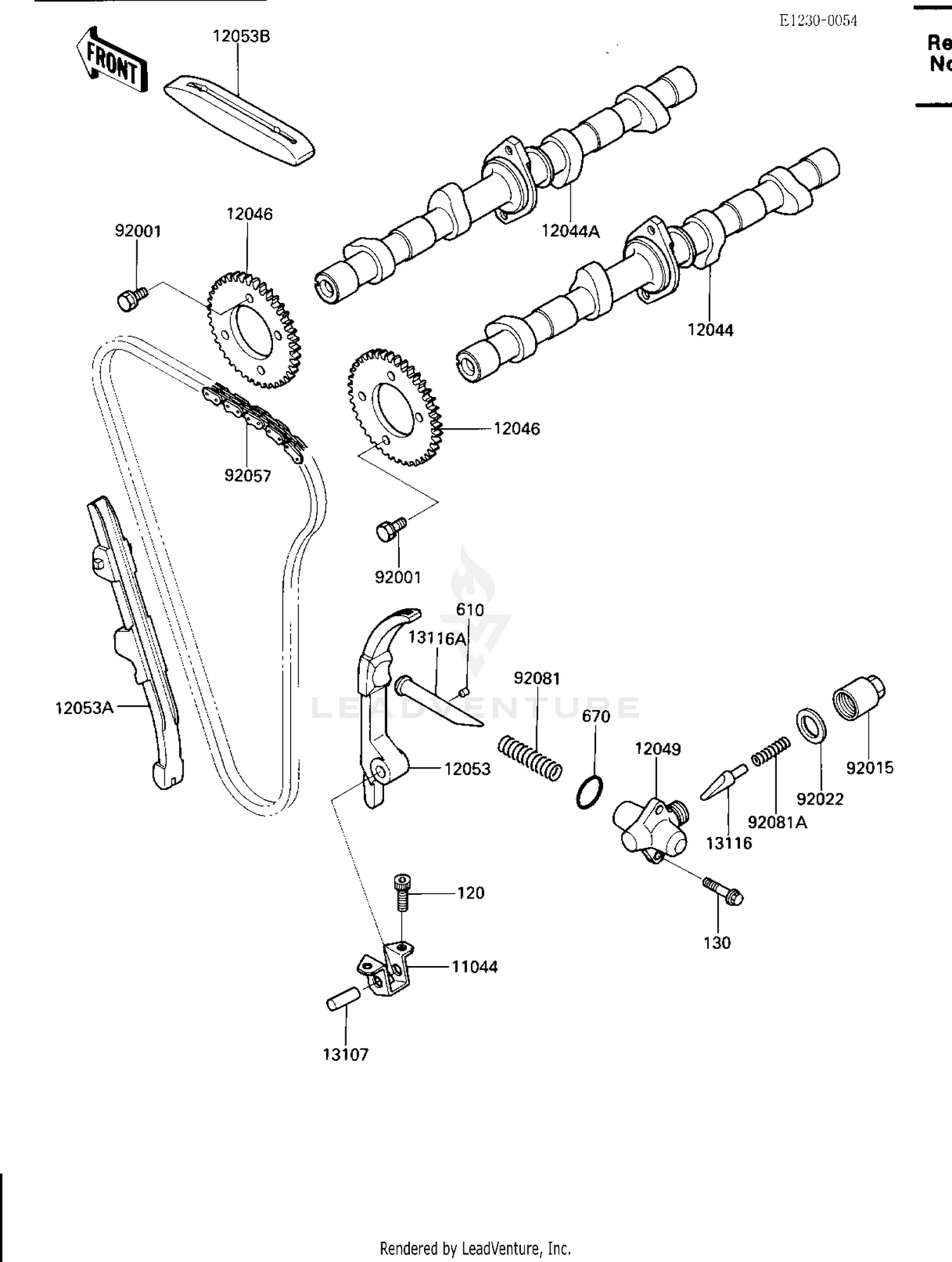 CAMSHAFTS/CHAIN/TENSIONER