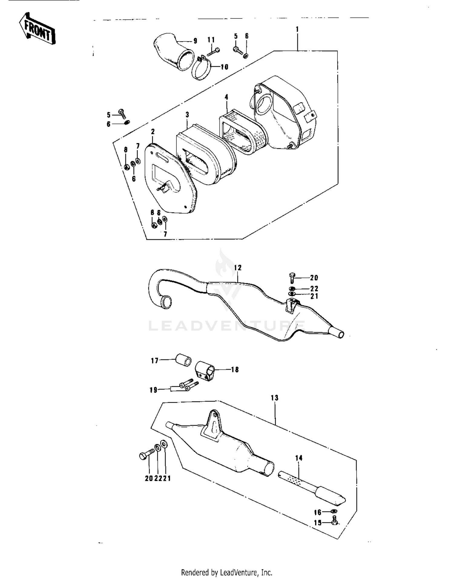 AIR CLEANER/MUFFLER