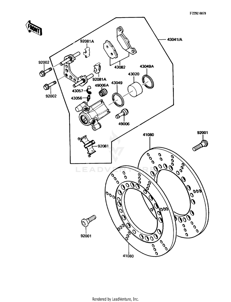 Front Brake Schematic