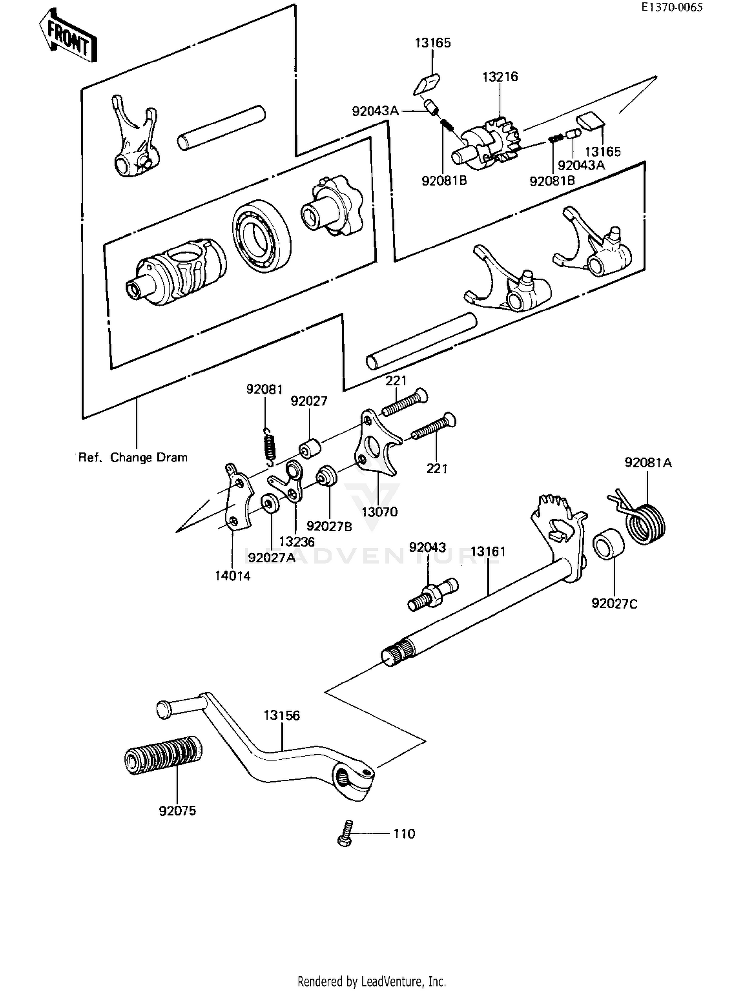GEAR CHANGE MECHANISM