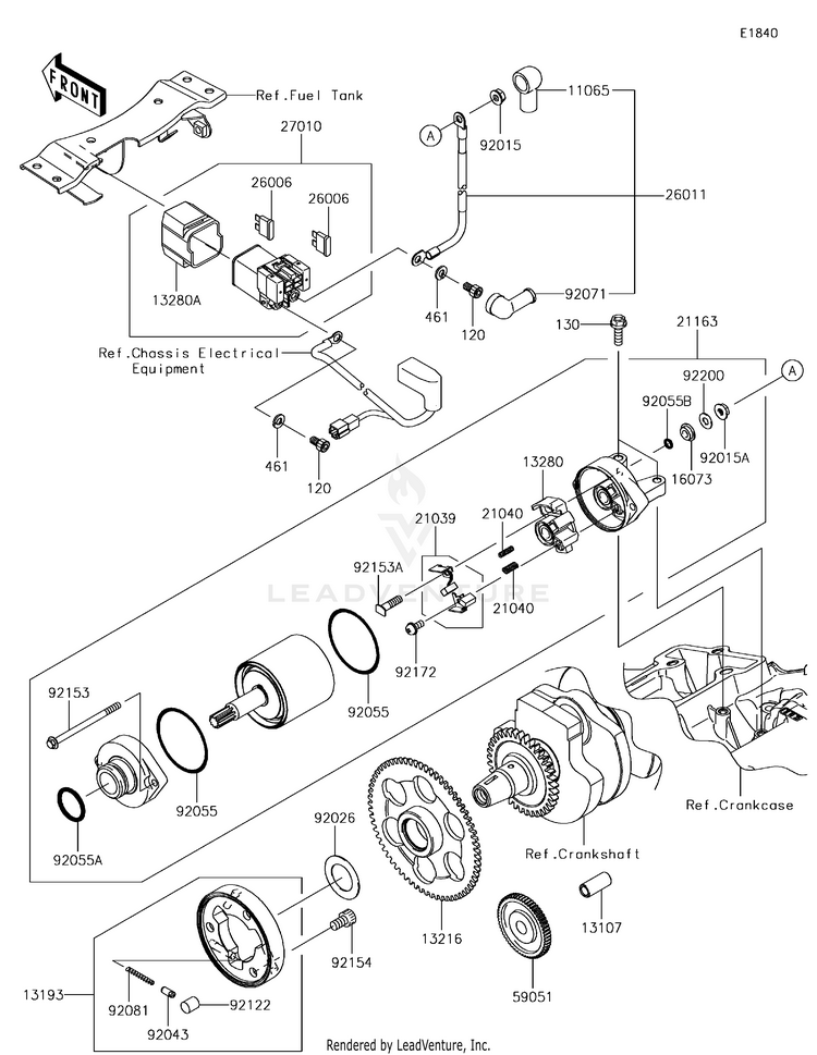 Starter Motor Schematic