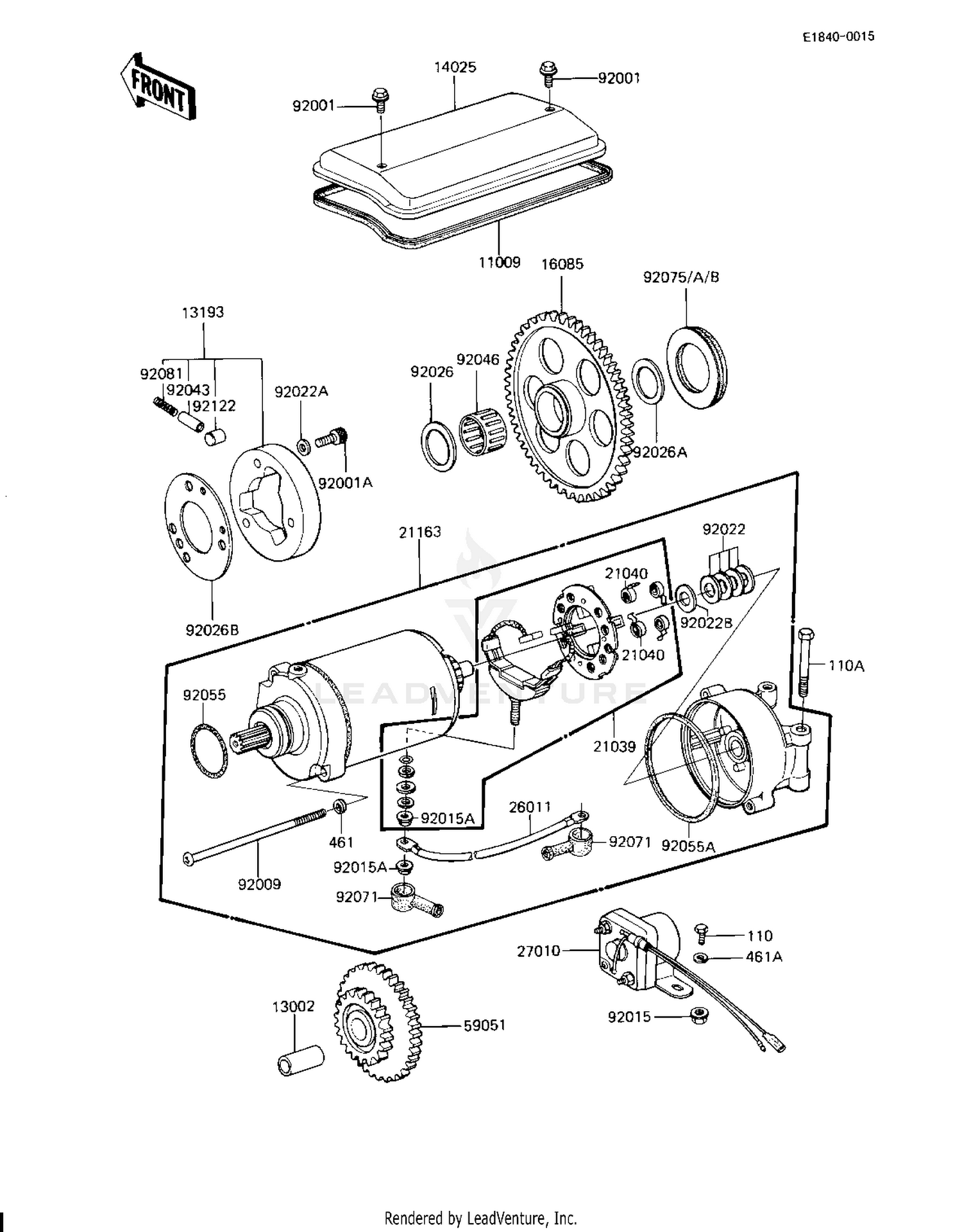 STARTER MOTOR/STARTER CLUTCH