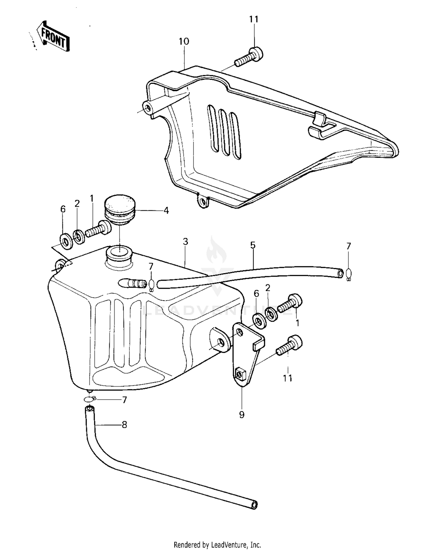 SIDE COVER/OIL TANK