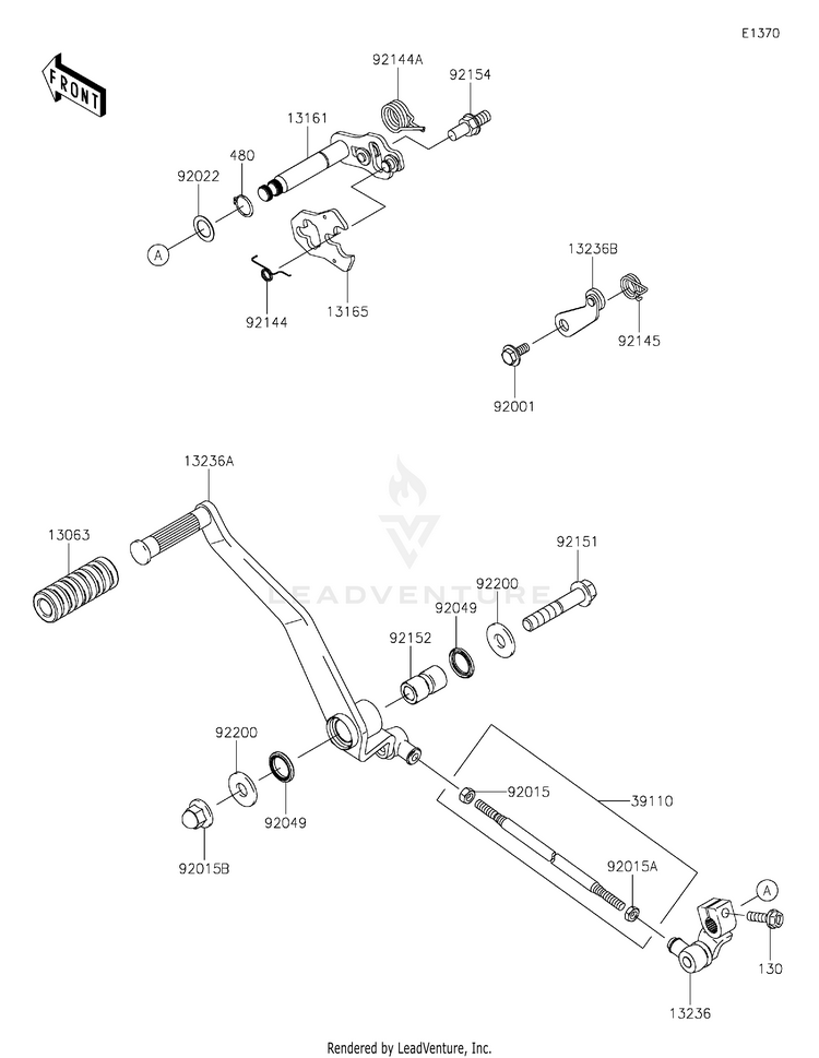 Gear Change Mechanism Schematic