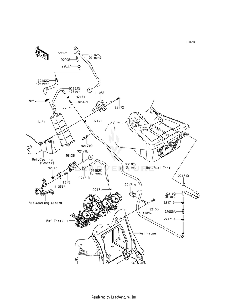 Fuel Evaporative System (Ca) Schematic