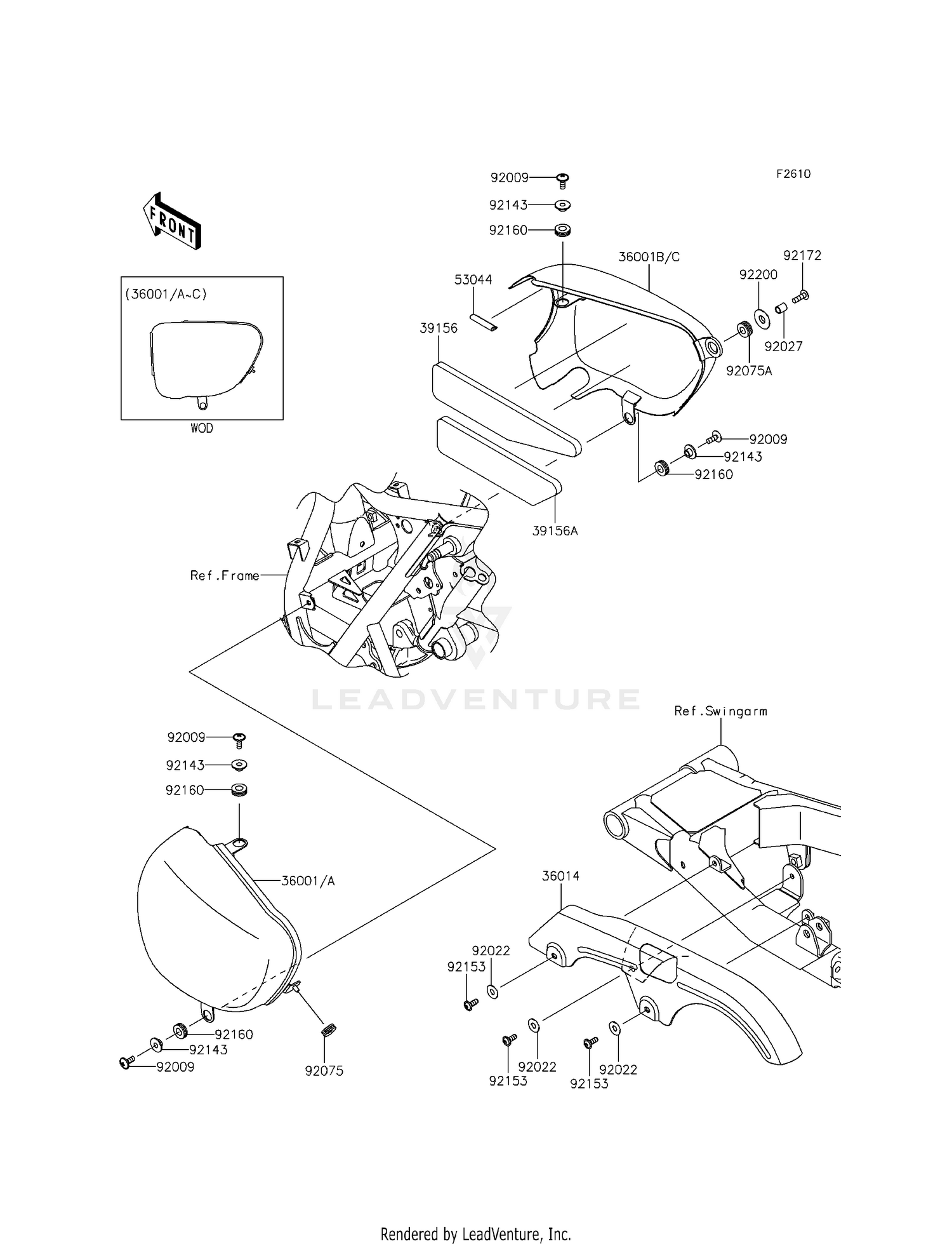 SIDE COVERS/CHAIN COVER (AFF/AGF)