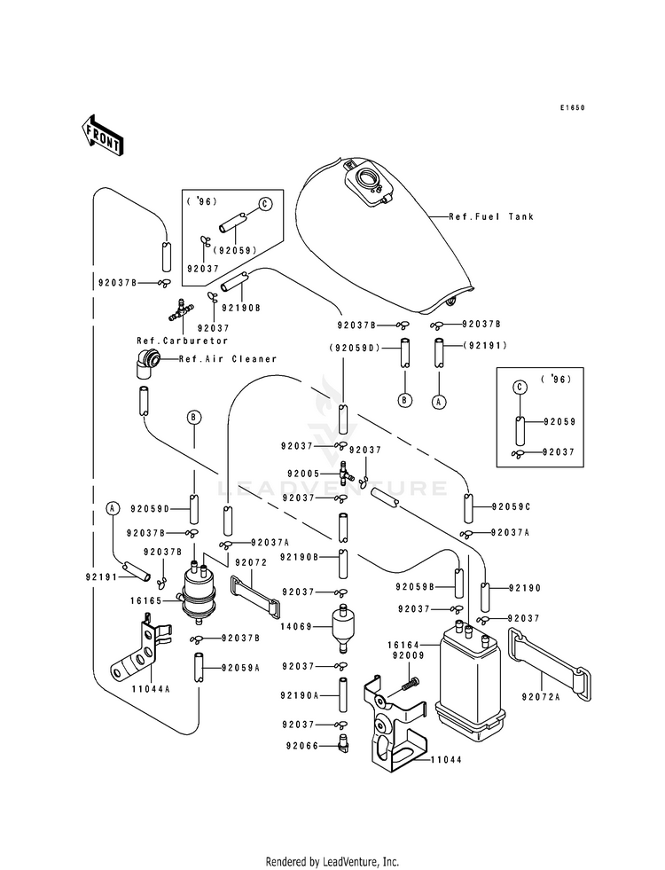 Fuel Evaporative System Schematic