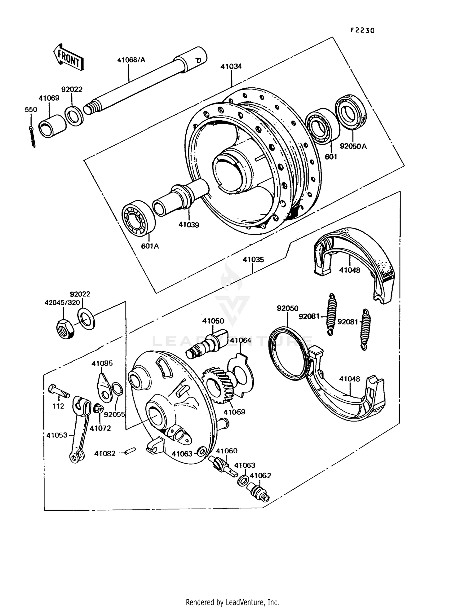 FRONT HUB