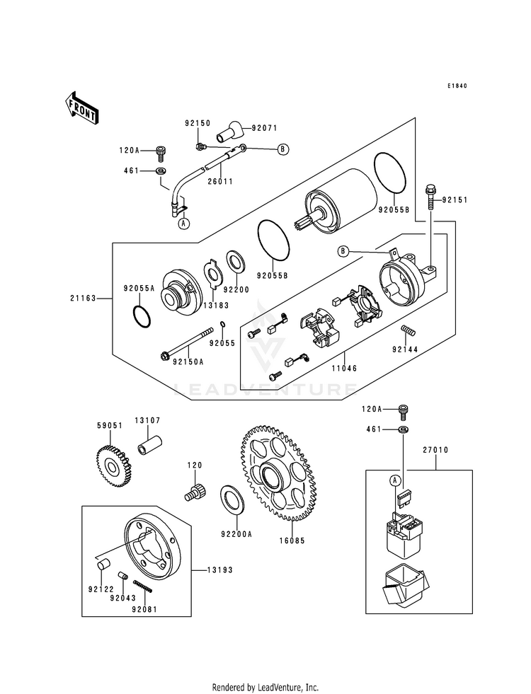 Starter Motor Schematic