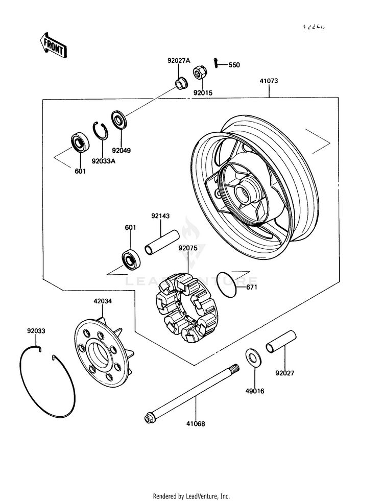 Rear Hub Schematic