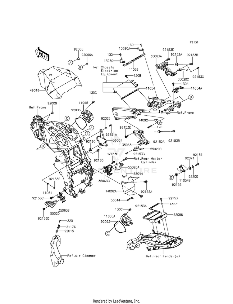 Frame Fittings Schematic