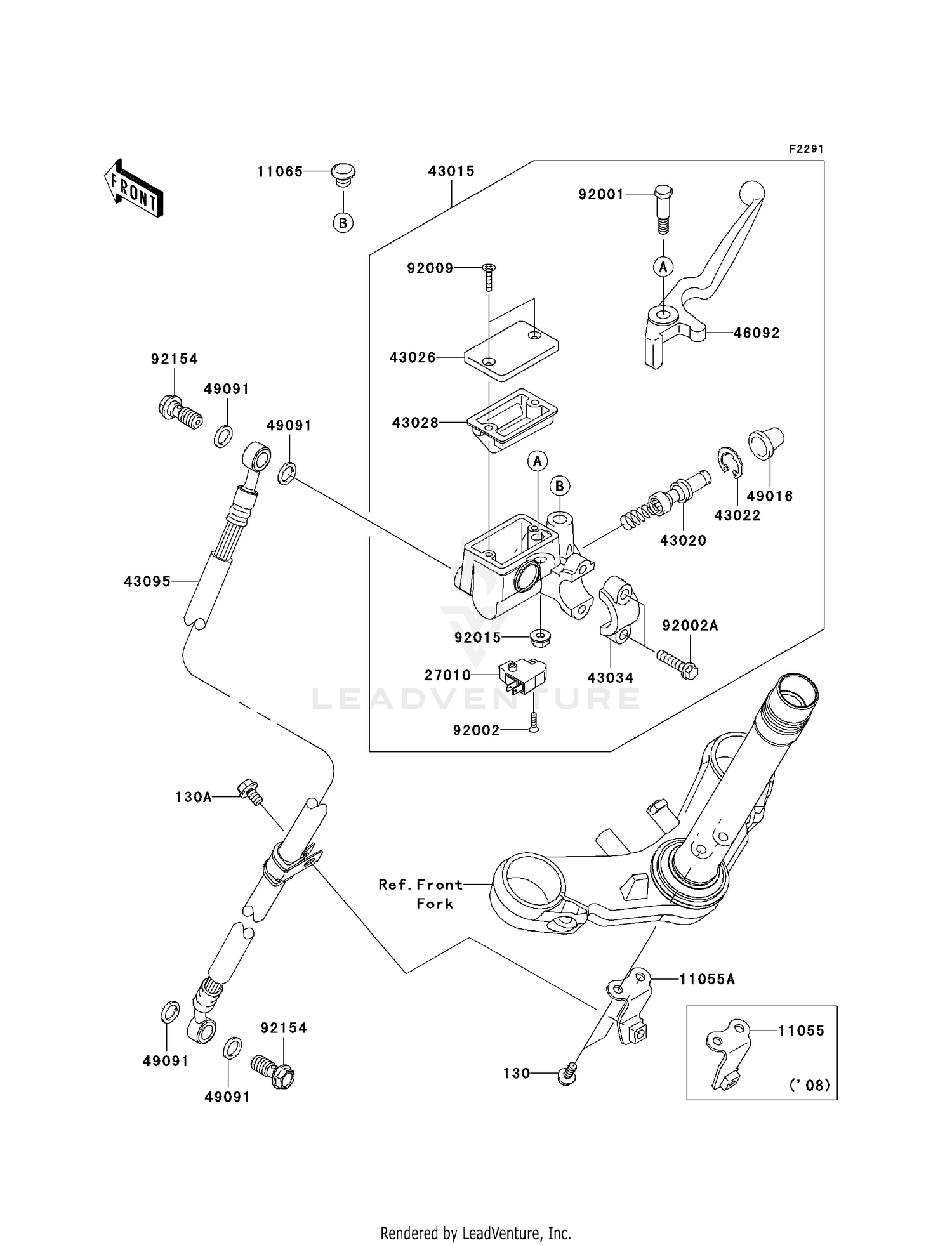 FRONT MASTER CYLINDER