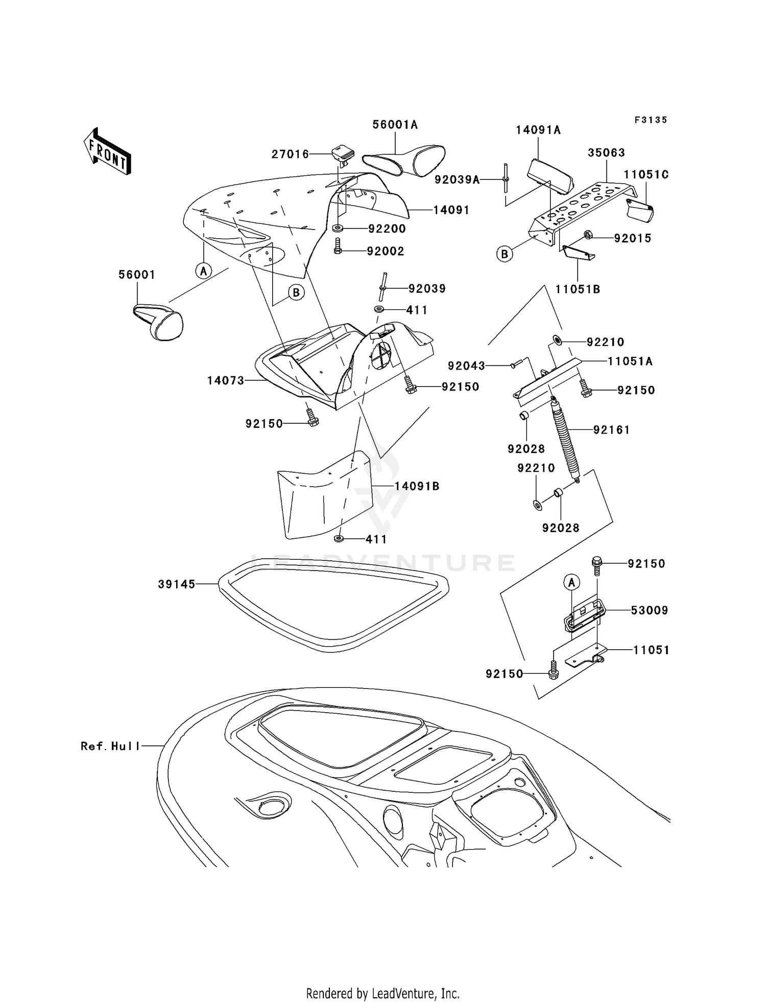 HULL FRONT FITTINGS