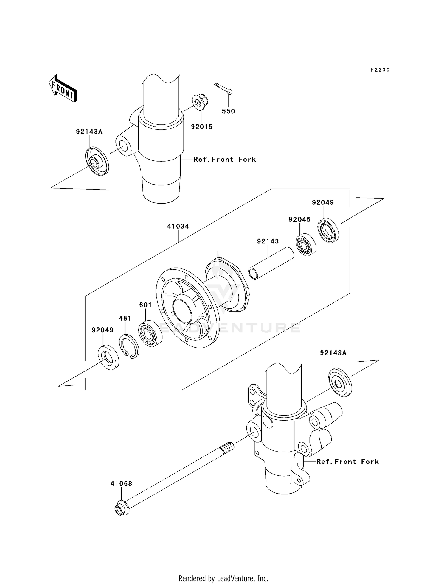 FRONT HUB