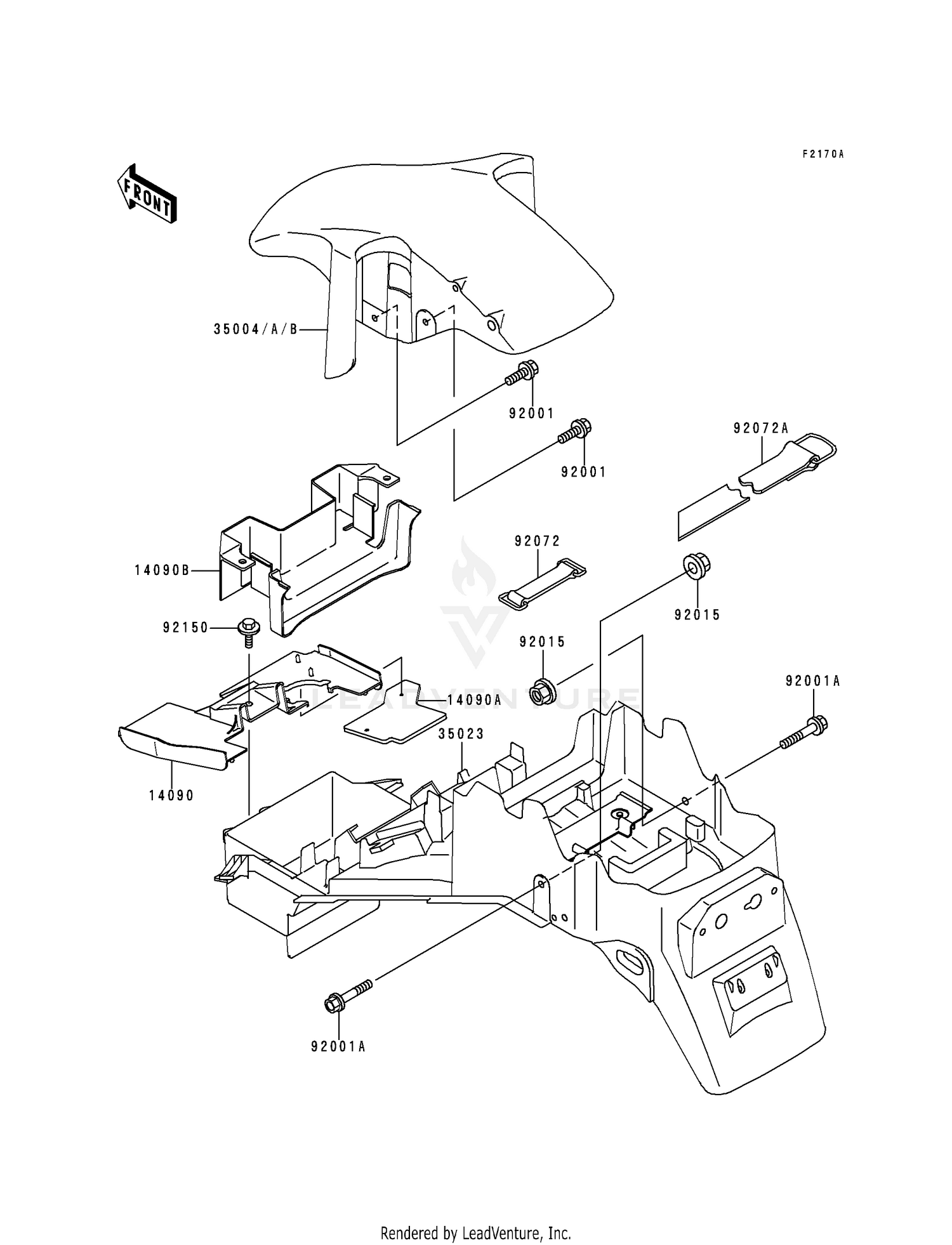 FENDERS (ZX600-F2/F3)