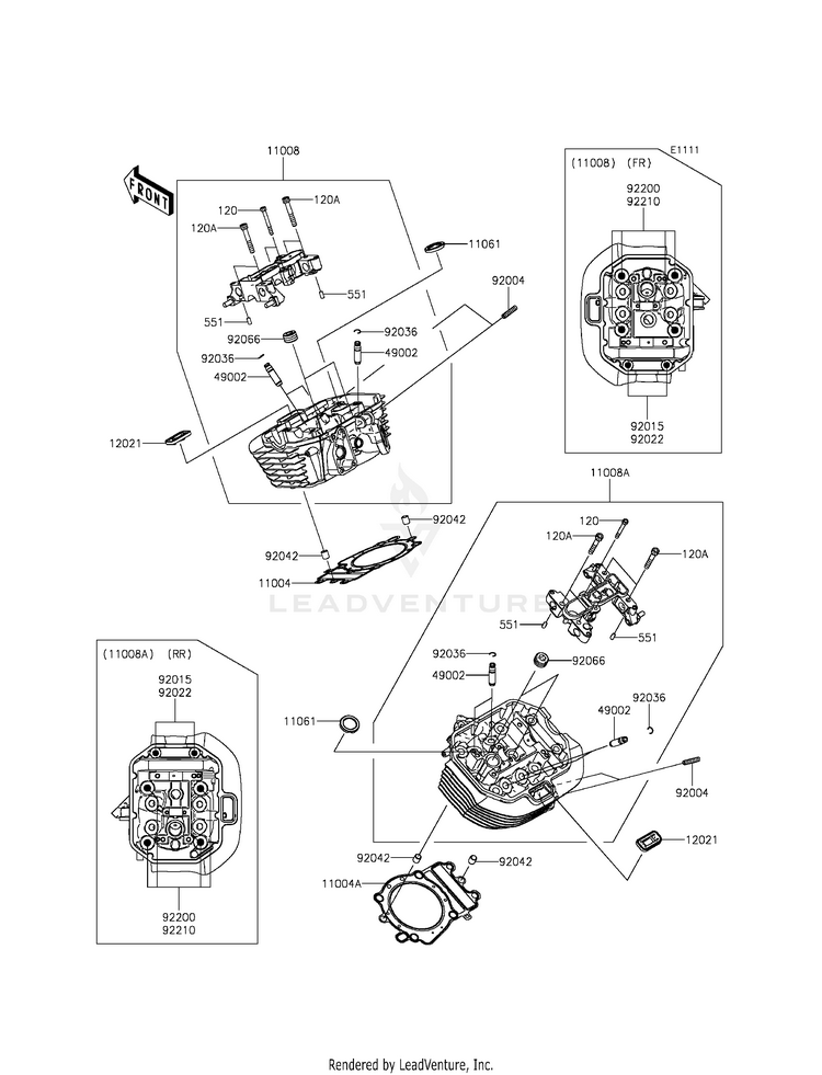 Cylinder Head Schematic